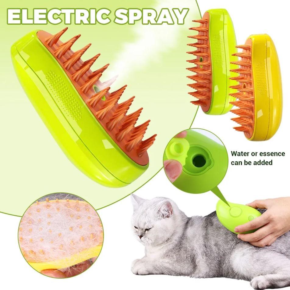 Cat Steamy Brush: The Ultimate Grooming Tool for Your Feline Friend - toys4pets.shop