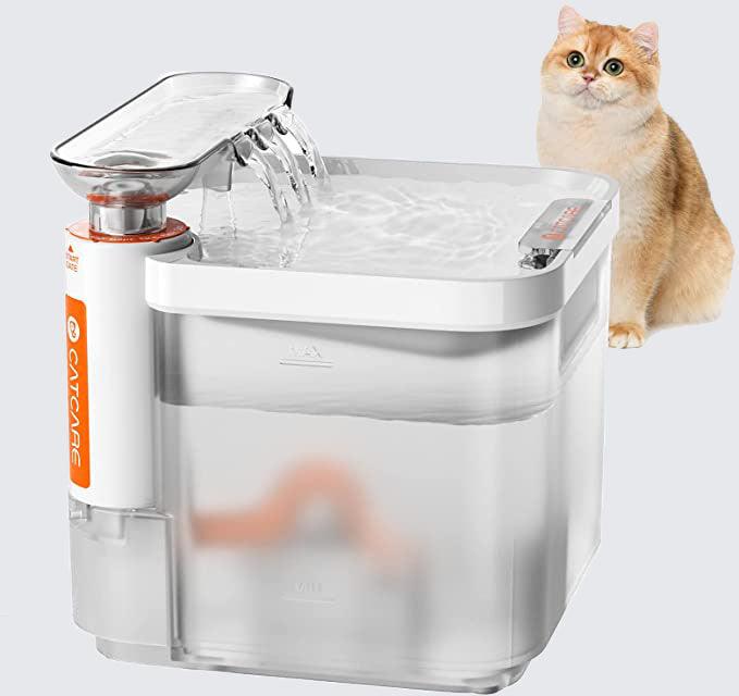 Pet Water Fountain with Auto Filter 2.5L for Ultra Clean Drinking Water - toys4pets.shop