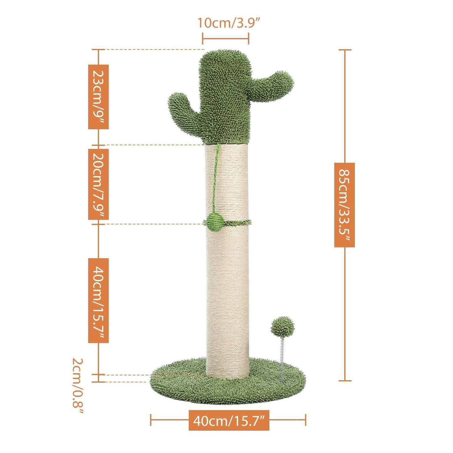 Cactus Pet Cat Tree Toy - Interactive Scratching Post - toys4pets.shop