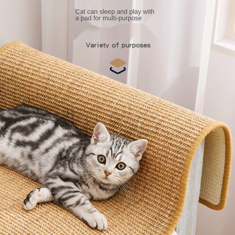 Keep Your Furniture Scratch-Free with Cat Scratcher Sisal Mat Board - toys4pets.shop