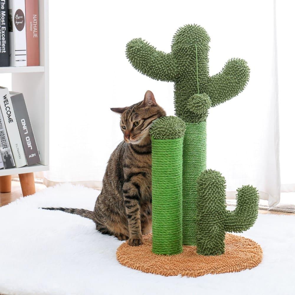 Cactus Pet Cat Tree Toy - Interactive Scratching Post - toys4pets.shop