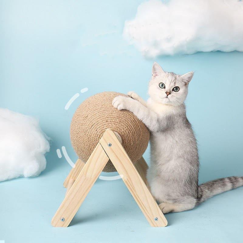 Cat Scratching Ball Toy - Keep Your Kitty Active and Happy! - toys4pets.shop