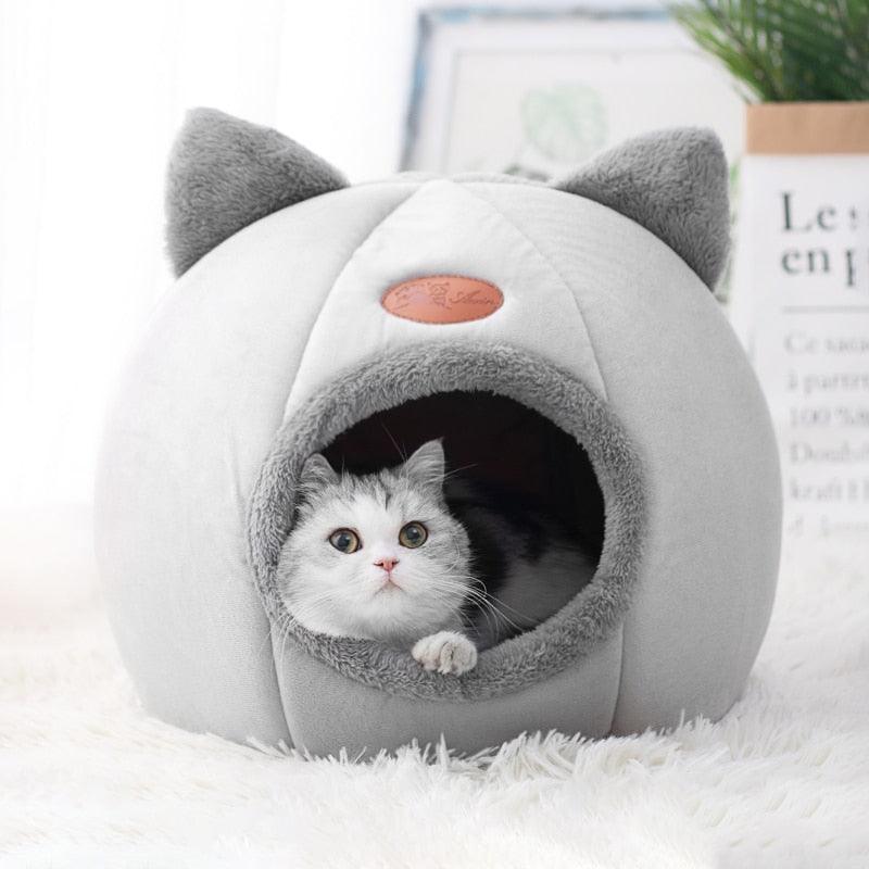 Deep Sleep Comfort Cat Bed - Cozy Retreat for Your Furry Friend - toys4pets.shop