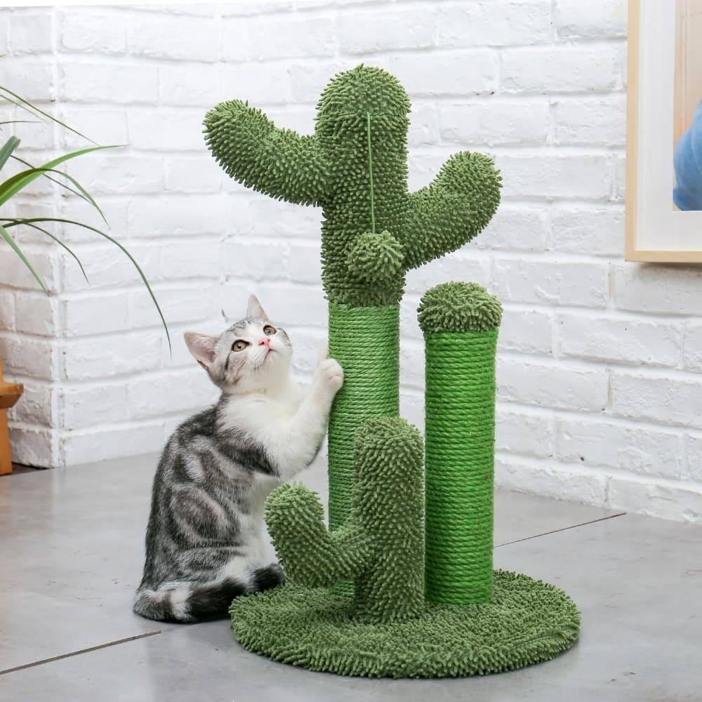 Cactus Pet Cat Tree Toy - Interactive Scratching Post - toys4pets.shop