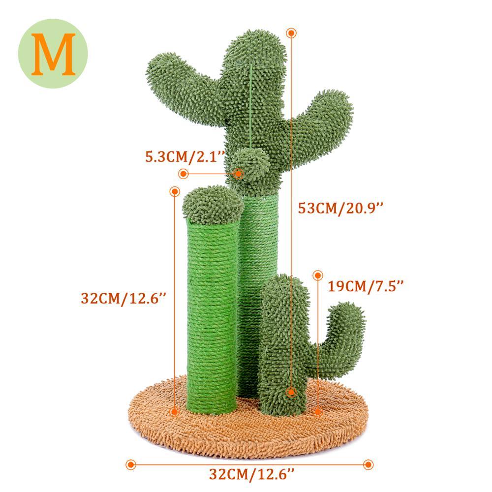 Cactus Pet Cat Tree Toy - Interactive Scratching Post - toys4pets.shop