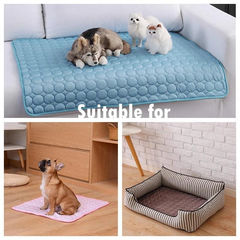 Dog Cooling Summer Pad Mat, Self- cooling dog mat, Dog cooling mat for hot weather - toys4pets.shop