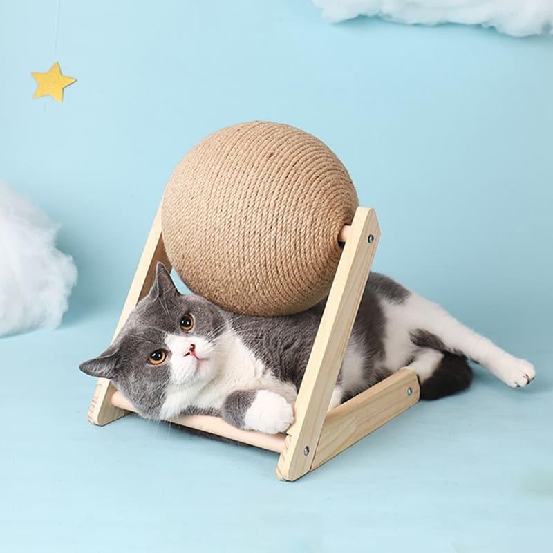 Cat Scratching Ball Toy - Keep Your Kitty Active and Happy! - toys4pets.shop