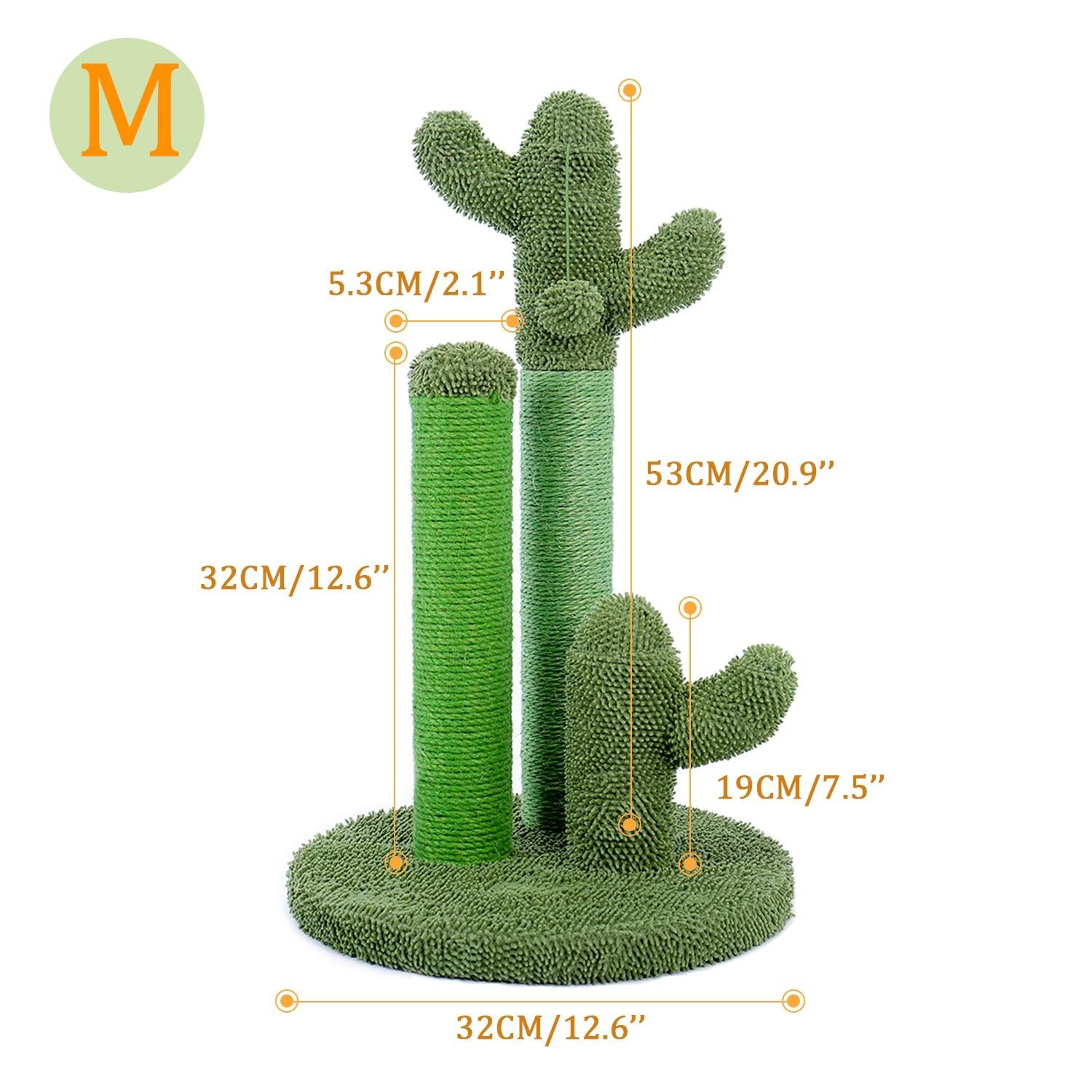 Cactus Pet Cat Tree Toy - Interactive Scratching Post - toys4pets.shop