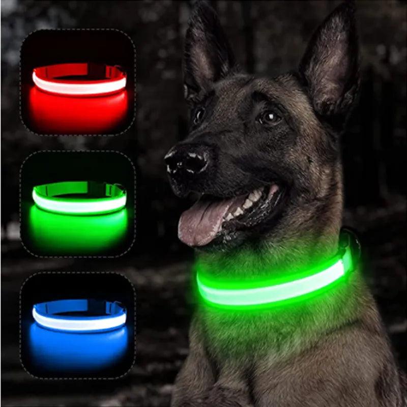 Keep Your Pup Safe with our LED Glowing Dog Collar! - toys4pets.shop