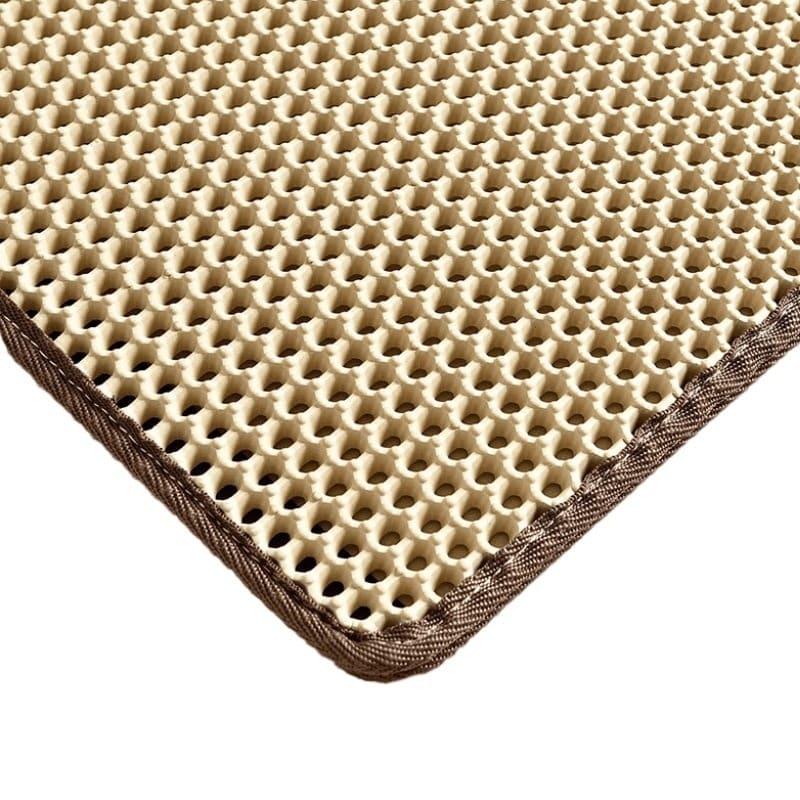 Waterproof Pet Cat Litter Mat - Double Layer Pet Litter Box Mat - toys4pets.shop