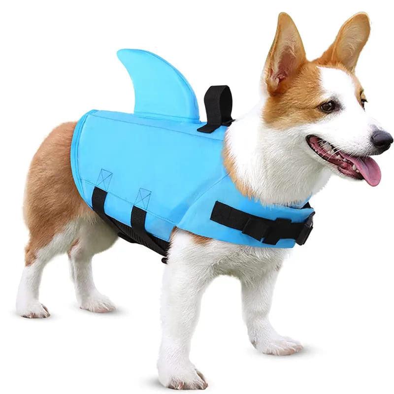 Dog Life Vest Shark- Furry Friend Stays Safe in the Water! - toys4pets.shop