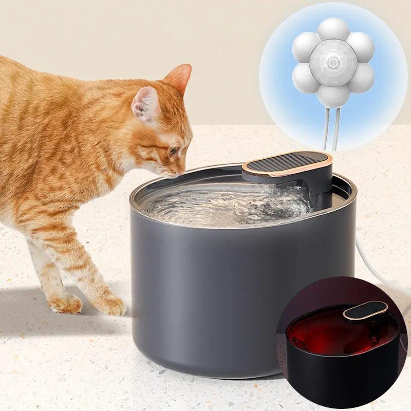 3L Cat Water Fountain with Motion Sensor - Fresh and Automatic Pet Hydration - toys4pets.shop