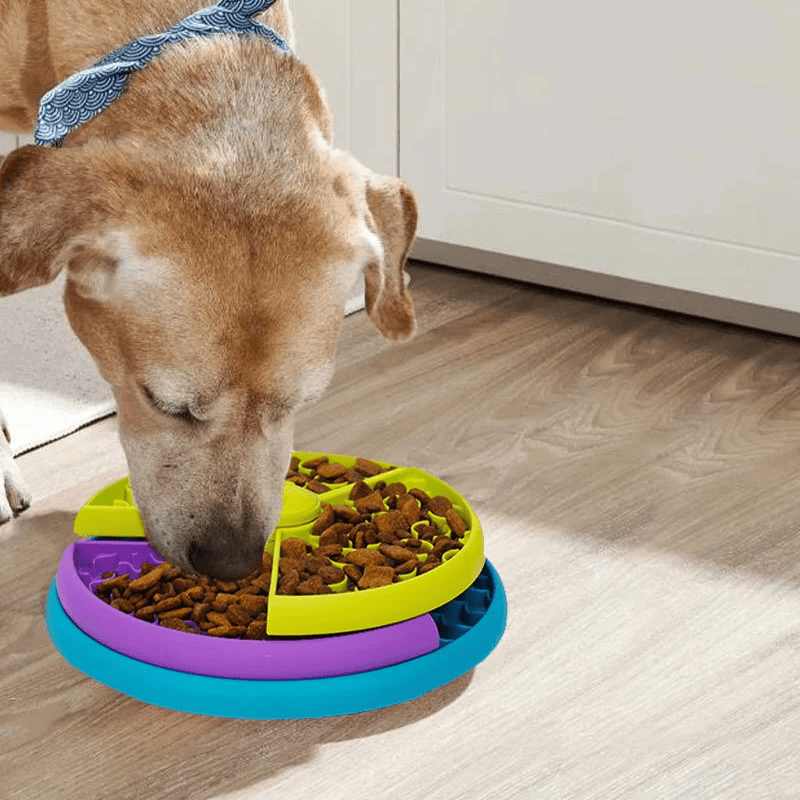 Dog Puzzle Toys, Slow Feeder, Interactive IQ Food Dispenser for Dogs and Cats - toys4pets.shop