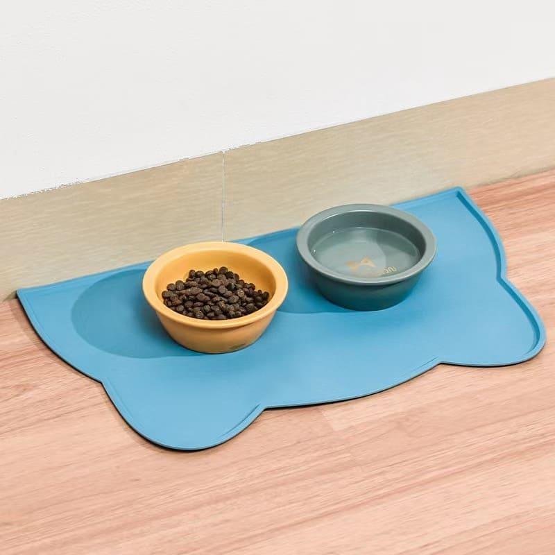 Portable Waterproof Silicone Pet Food Pad - Non-Slip Feeding Mat for Cats and Dogs - toys4pets.shop