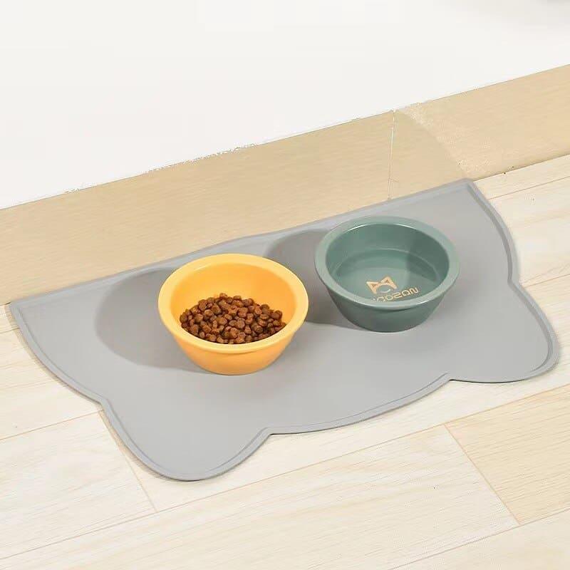 Portable Waterproof Silicone Pet Food Pad - Non-Slip Feeding Mat for Cats and Dogs - toys4pets.shop