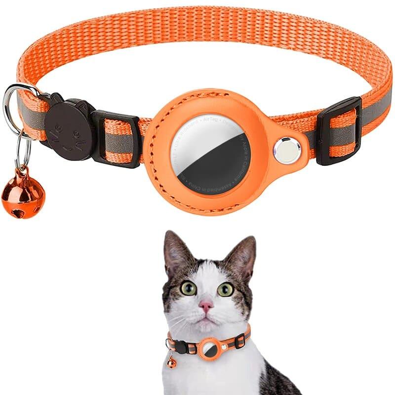 Advanced Nylon Pet Collar with Airtag Tracker - Track, Protect, and Train Your Pet - toys4pets.shop