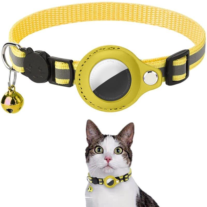 Advanced Nylon Pet Collar with Airtag Tracker - Track, Protect, and Train Your Pet - toys4pets.shop