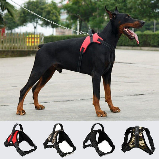 Nylon Heavy Duty Dog Pet Harness Collar - Ultimate Comfort and Control for Your Canine Companion - toys4pets.shop