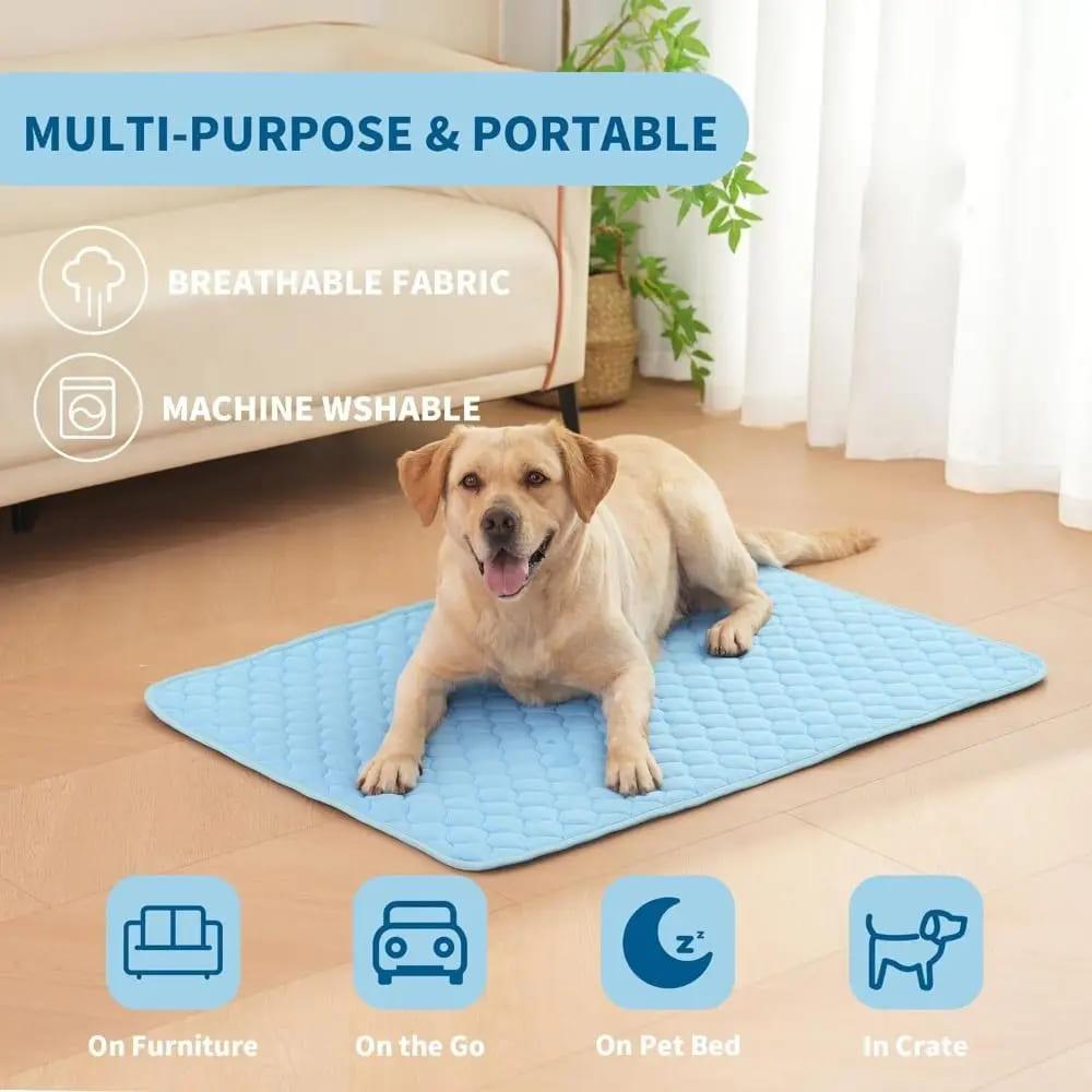 Dog Cooling Summer Pad Mat, Self- cooling dog mat, Dog cooling mat for hot weather - toys4pets.shop