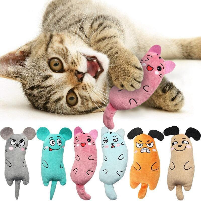 Cute Cat Toys - Interactive Plush Mouse Toy for Teeth Grinding and Playful Fun - toys4pets.shop