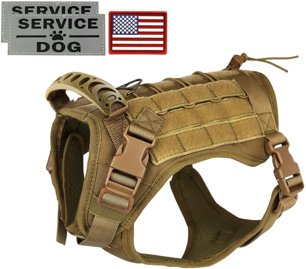 Dog Cloth Tactical Service Vest Harness - The Ultimate Gear for Outdoor Training and Military Patrol K9 Dogs - toys4pets.shop