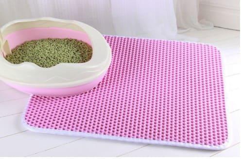 Waterproof Pet Cat Litter Mat - Double Layer Pet Litter Box Mat - toys4pets.shop