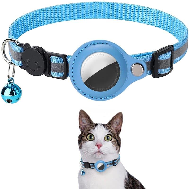 Advanced Nylon Pet Collar with Airtag Tracker - Track, Protect, and Train Your Pet - toys4pets.shop