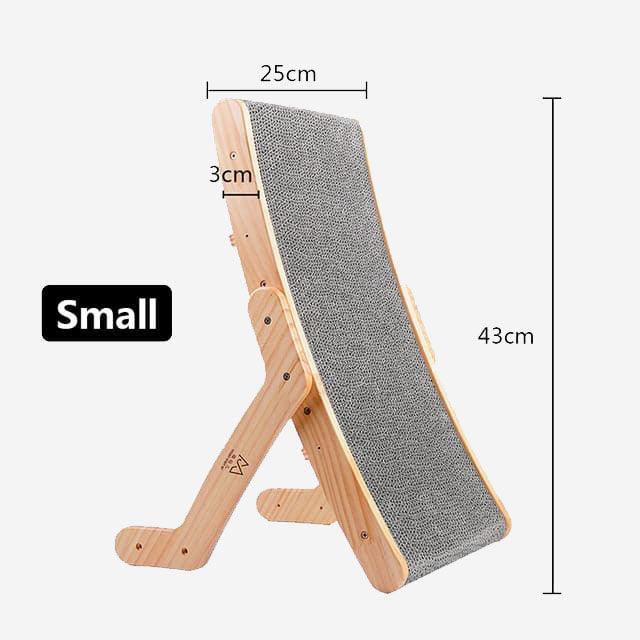 Wood Anti Cat Scratcher - 3-in-1 Cat Scratch Board Bed for Training and Nail Grinding - toys4pets.shop