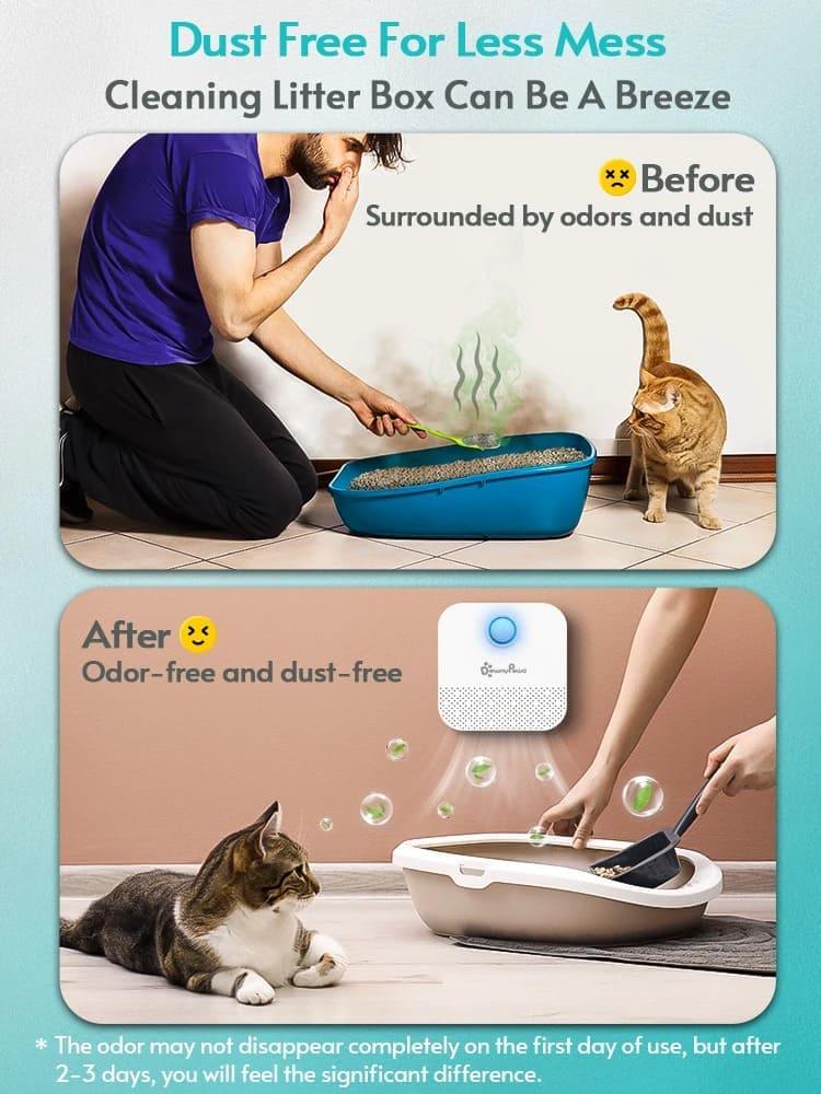 Smart Cat Odor Purifier - Freshen Up Your Pet's Toilet Area with Advanced Deodorizing Technology - toys4pets.shop