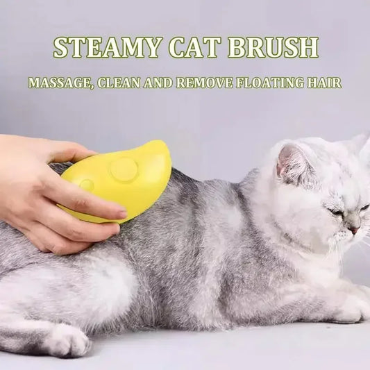 Cat Steamy Brush: The Ultimate Grooming Tool for Your Feline Friend - toys4pets.shop