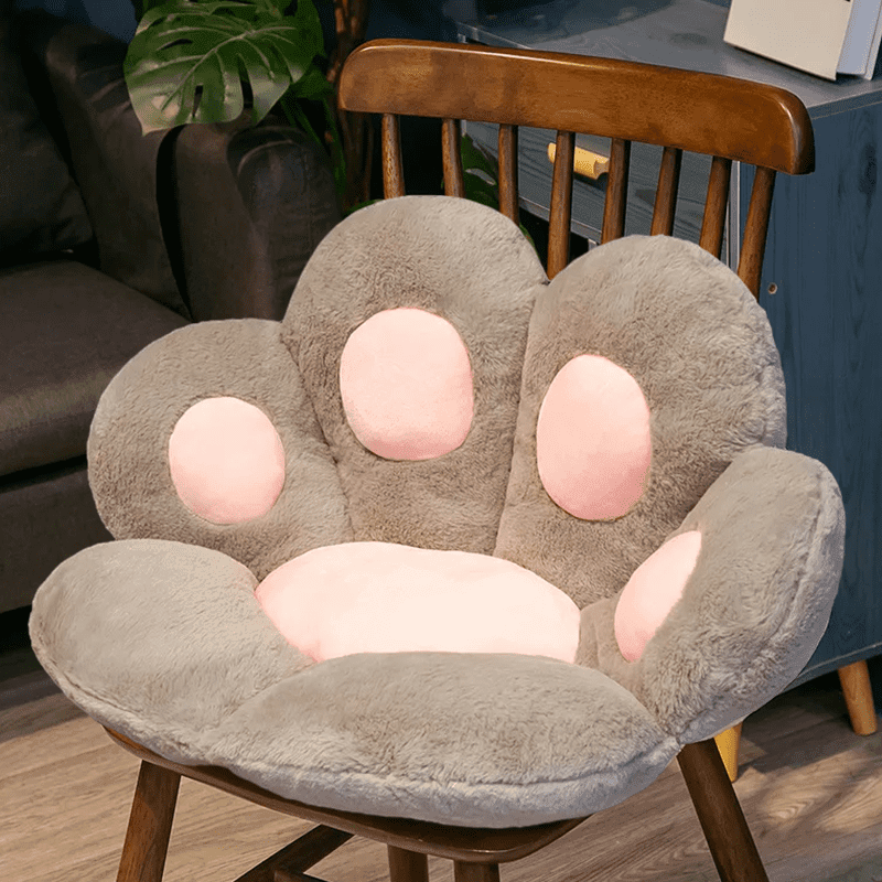 Lovely Cat Paw Chair Cushion - Cozy Seat Pad for Chairs and Floors - toys4pets.shop