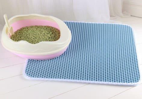 Waterproof Pet Cat Litter Mat - Double Layer Pet Litter Box Mat - toys4pets.shop