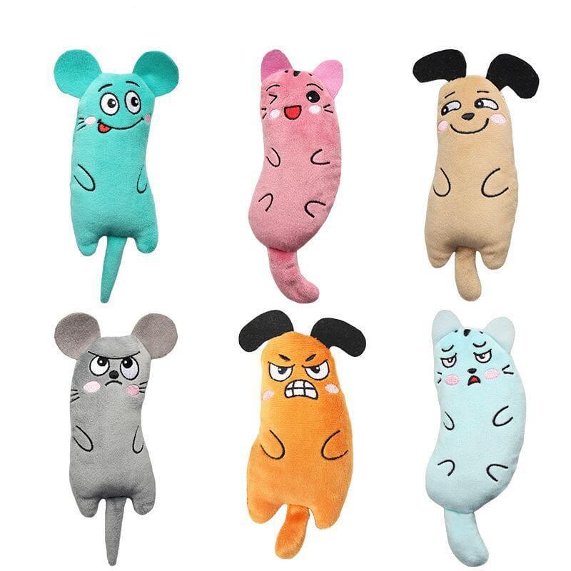 Cute Cat Toys - Interactive Plush Mouse Toy for Teeth Grinding and Playful Fun - toys4pets.shop