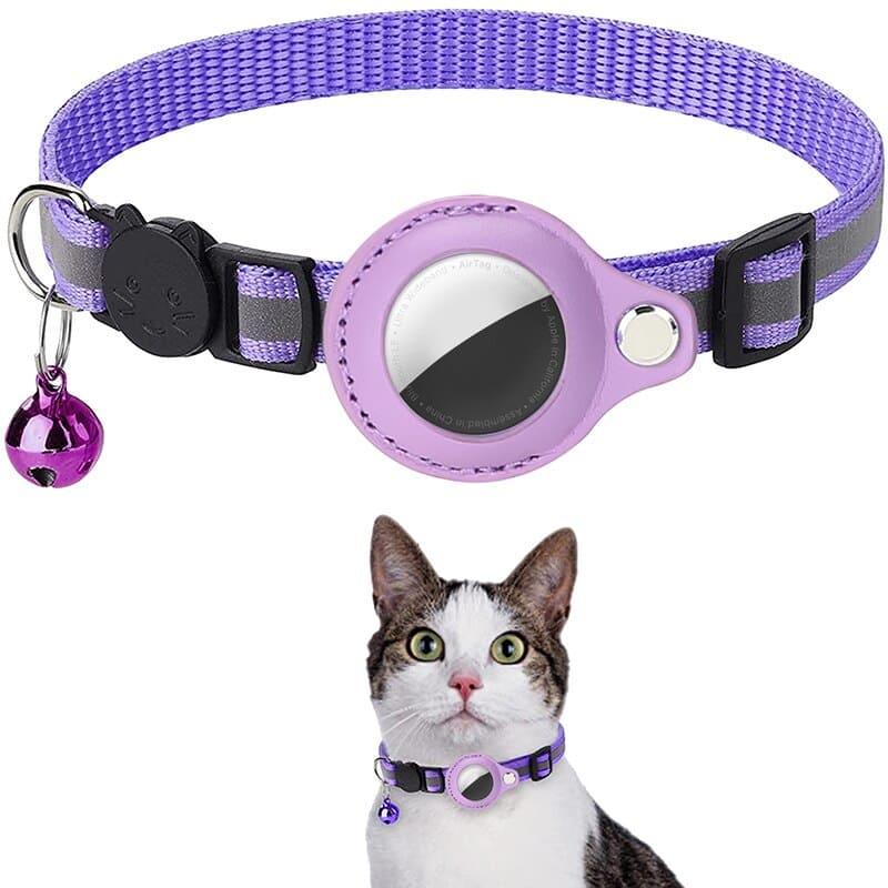 Advanced Nylon Pet Collar with Airtag Tracker - Track, Protect, and Train Your Pet - toys4pets.shop