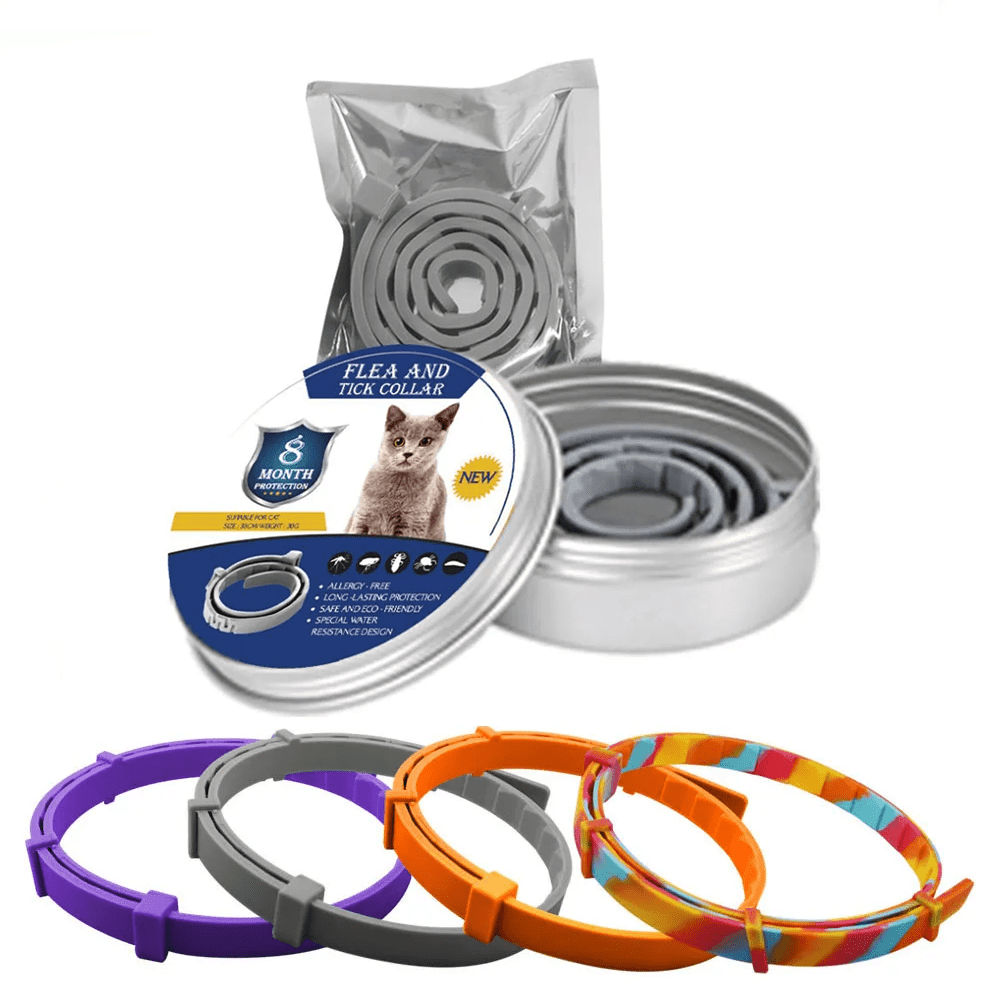 Pet Flea and Tick Collar for Cats - Up to 8 Months Protection - toys4pets.shop