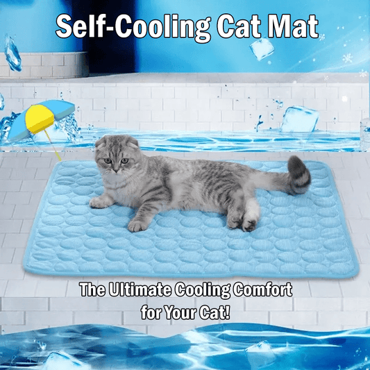 Cat Cooling Mat - Summer Cool Pad for Cats - toys4pets.shop