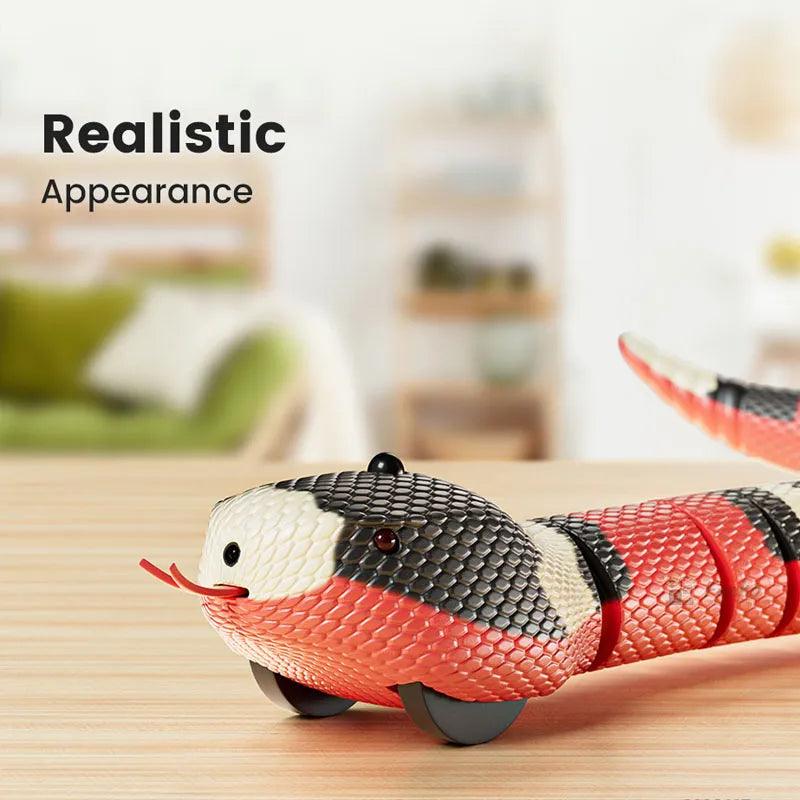 Smart Sensing Snake Interactive Cat Toy - Engaging and Entertaining Playtime for Your Feline Friend - toys4pets.shop