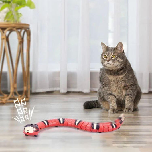 Smart Sensing Snake Interactive Cat Toy - Engaging and Entertaining Playtime for Your Feline Friend - toys4pets.shop