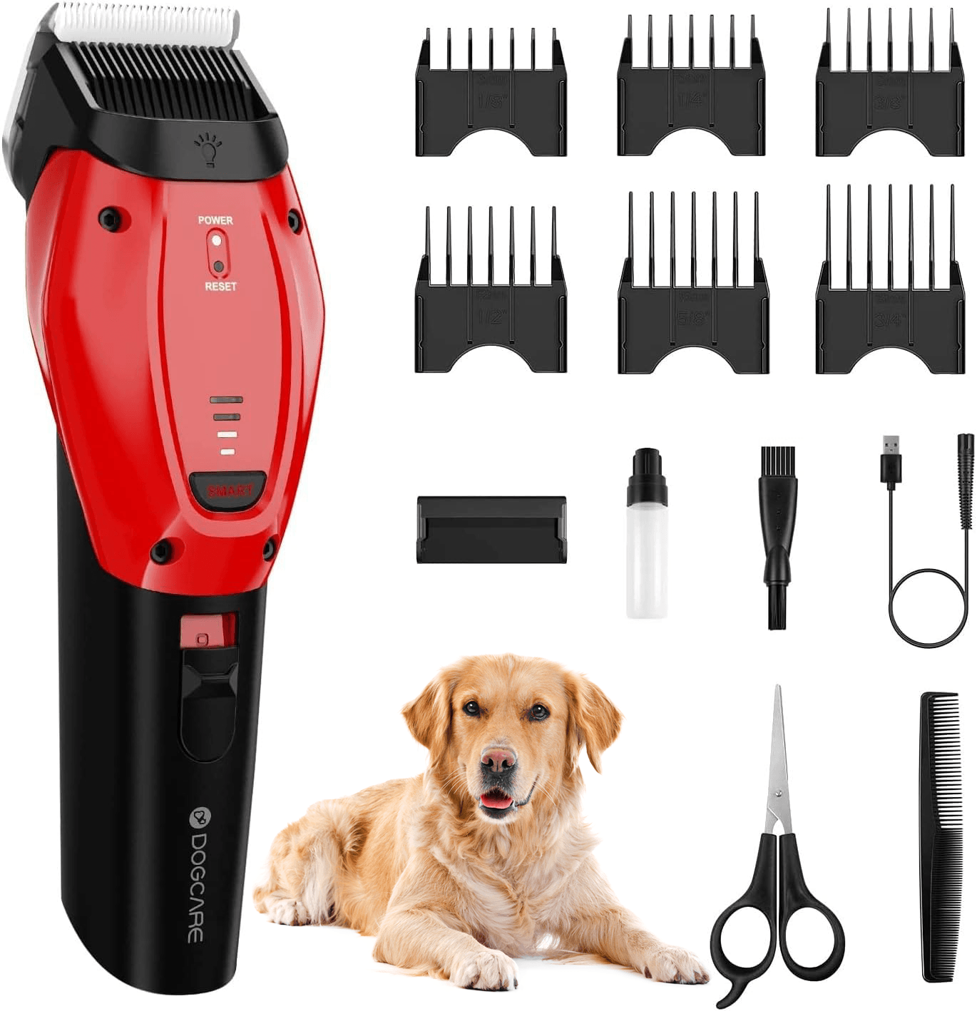 Professional Pet Grooming Clipper: Dog or Cat Hair Trimmer and Hair Remover Equipment for Animals - toys4pets.shop